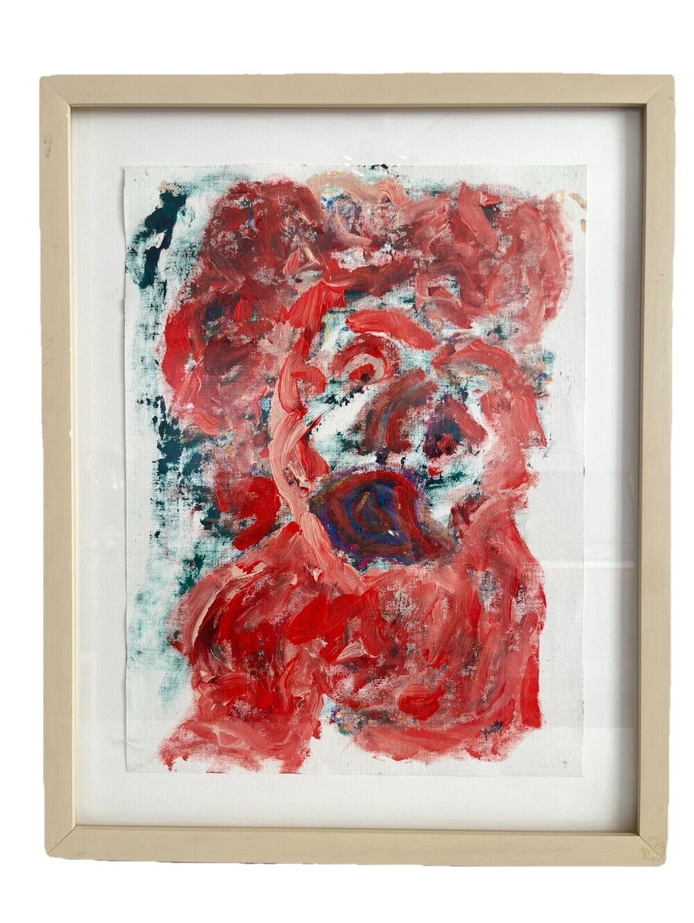 Yvette Kraft Original Abstract Painting She Sang Of Love Studio Gallery 15x12